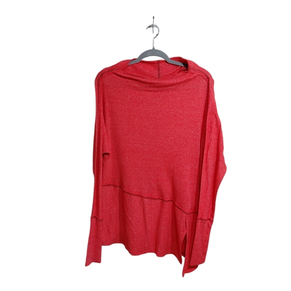 👚 We The Free Draped Red Knit Tunic
